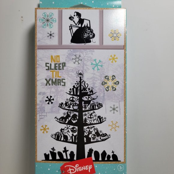 Disney The Nightmare Before Christmas Peel Stick Window Clings NO SLEEP TIL XMAS - Picture 3 of 9